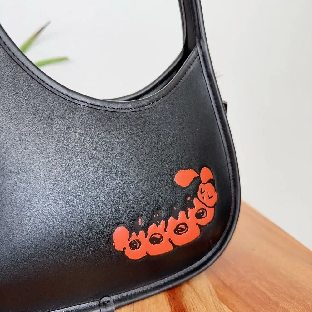 NWT Coach Ergo Bag In Coachtopia Leather‎ With Sleepy Caterpillar Print